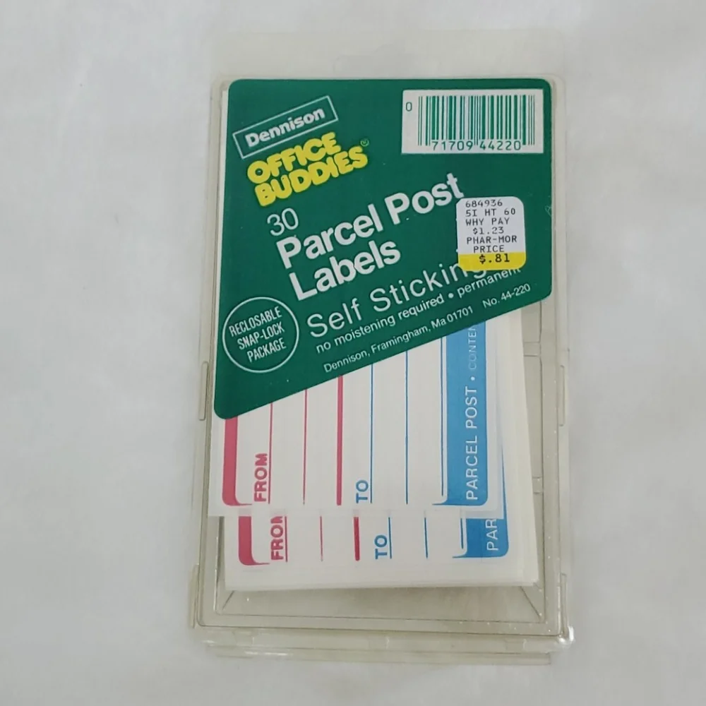Vintage Bundle 4 differents Post Labels